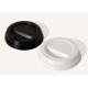 Paper cup sip lids 90mm 12/16oz Hot Paper Lid for Benders takeaway cups (100) - Black Paper cup sip lids 90mm 12/16oz Hot Paper Lid for Benders takeaway cups (100) - Black