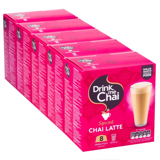 Drink Me Chai Spiced Chai Latte Pods (Pack of 5)