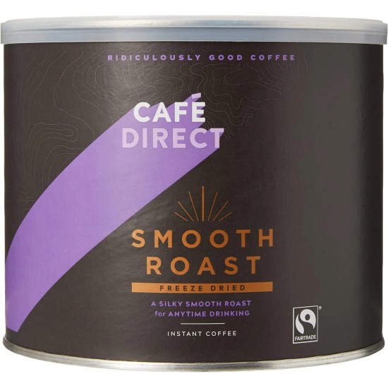 Cafe Direct Fairtrade Freeze Dried Instant Coffee (500g tin)