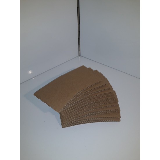 Cup sleeve 12/16oz Large Brown cup insulator sample (1)