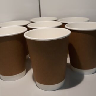 Ravello brown double wall insulated cups