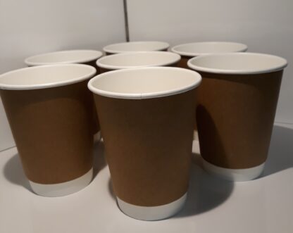 Ravello brown double wall insulated cups