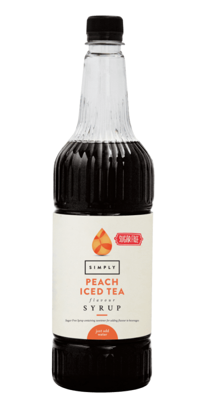 Peach Iced Tea Syrup IBC Simply Sugar Free (1LTR)
